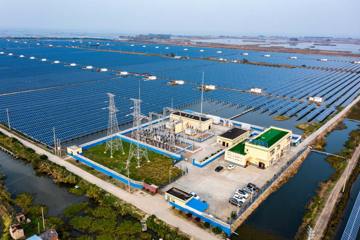 Jiangsu Jinhu 130MW Fishery-Photovoltaic Complementary PV Power Station