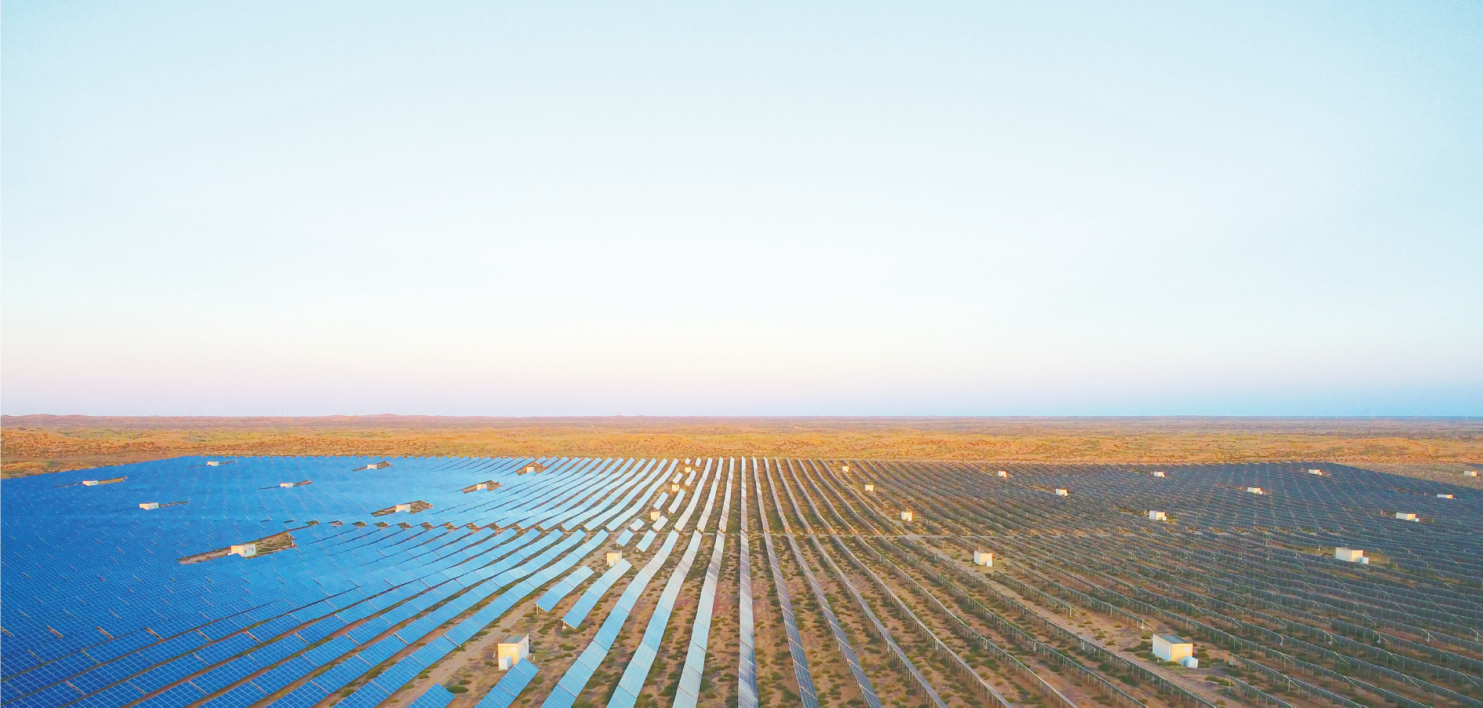 Gansu Gulang Zhenye 50MW Desert PV Power Station