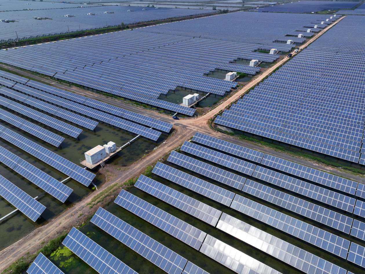 Jiangsu Jinhu 130MW Fishery-Photovoltaic Complementary PV Power Station