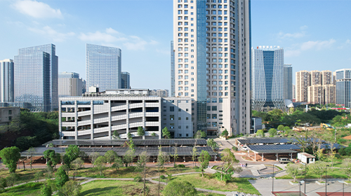0.65 MW Carport Photovoltaic Project at Hengyang Urban Development Investment Group